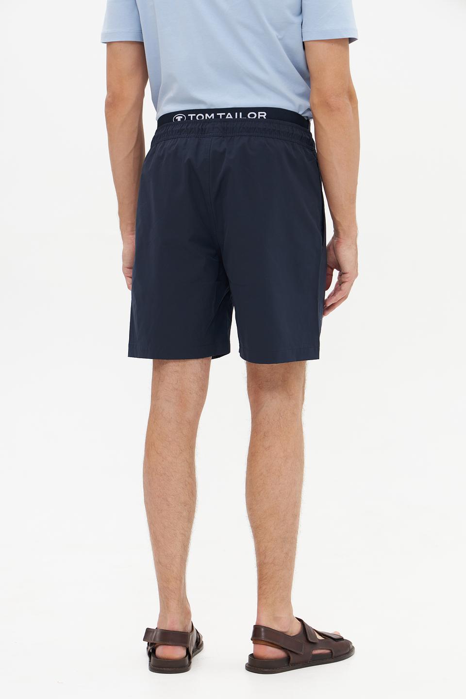 Плавки Tom Tailor синие с логотипом