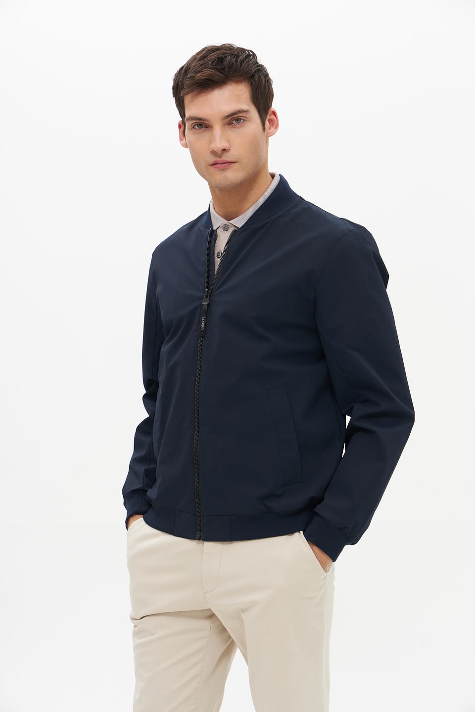 Куртка Venti бомбер темно-синяя