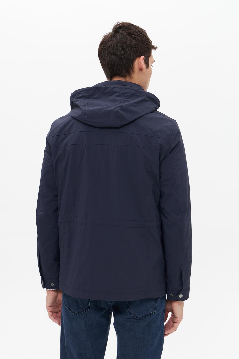 Куртка Bugatti синяя с капюшоном