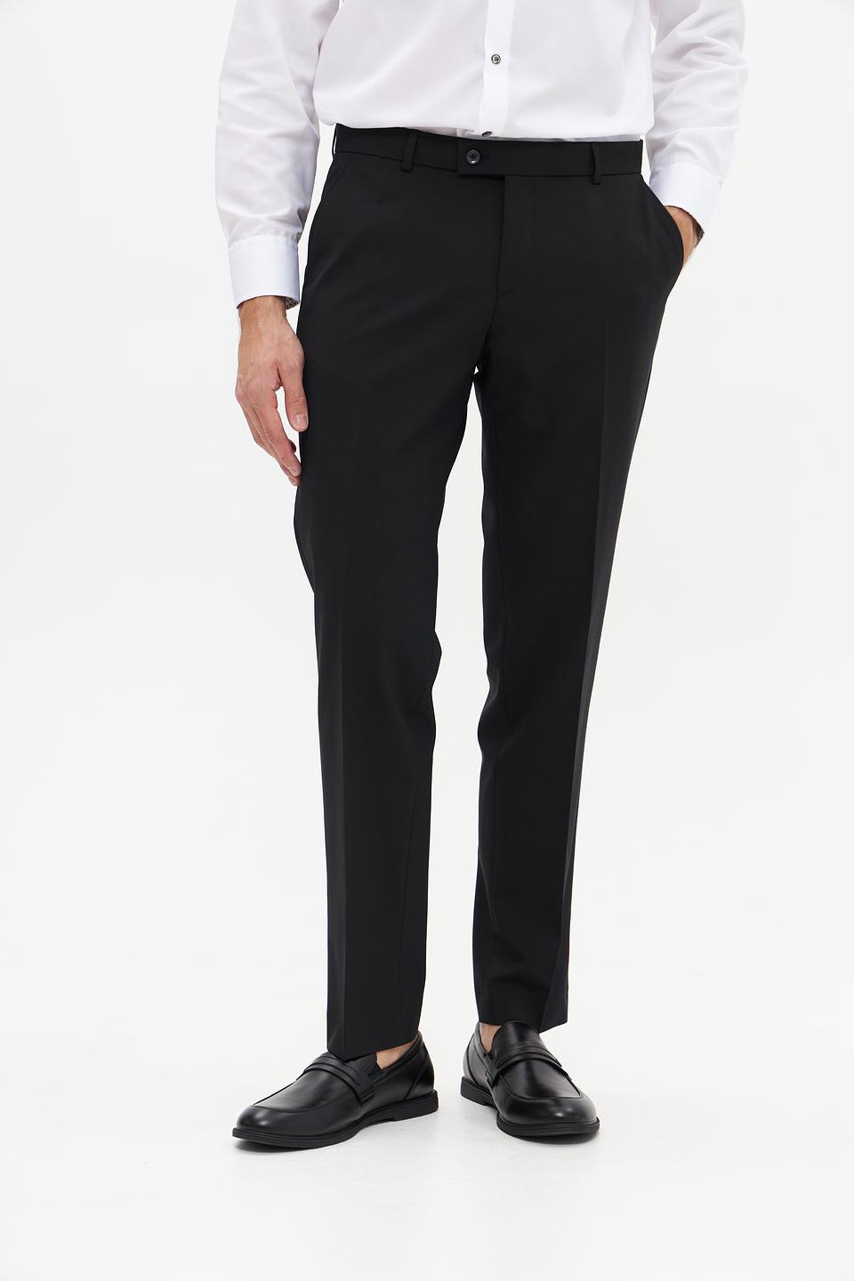 Брюки классические Bugatti чёрные