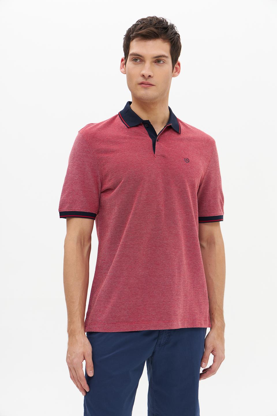 Поло Bugatti с контрастной отделкой