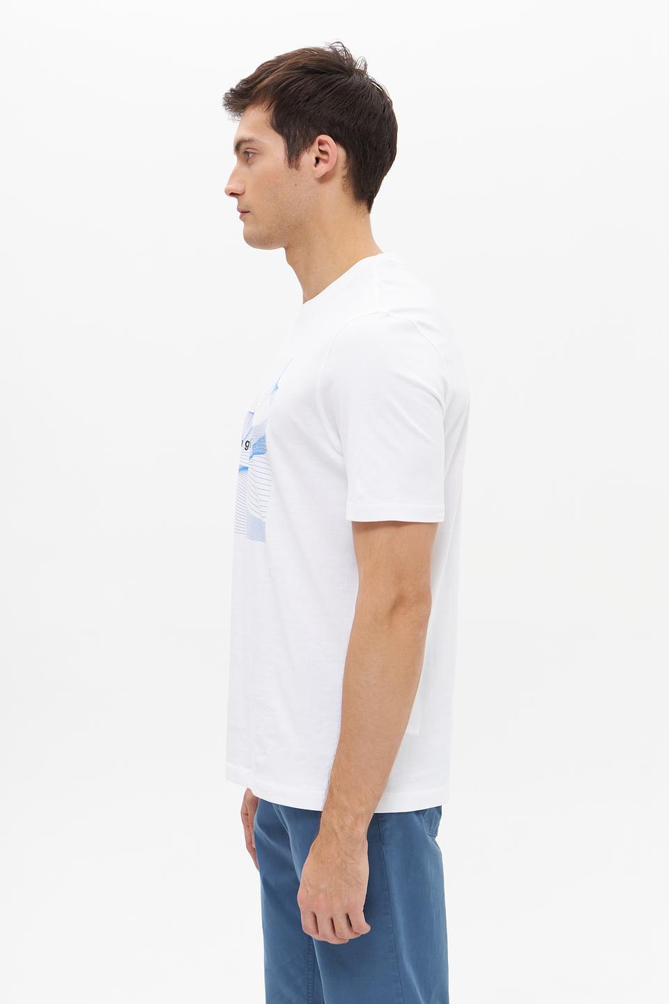 Футболка Bugatti с принтом