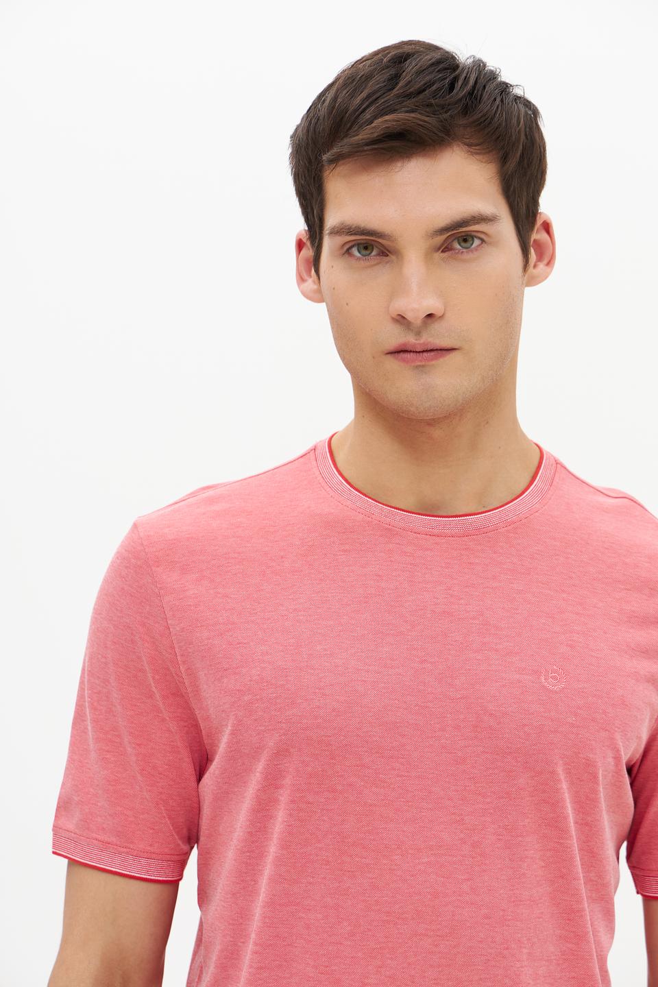 Футболка Bugatti мужская персиковая