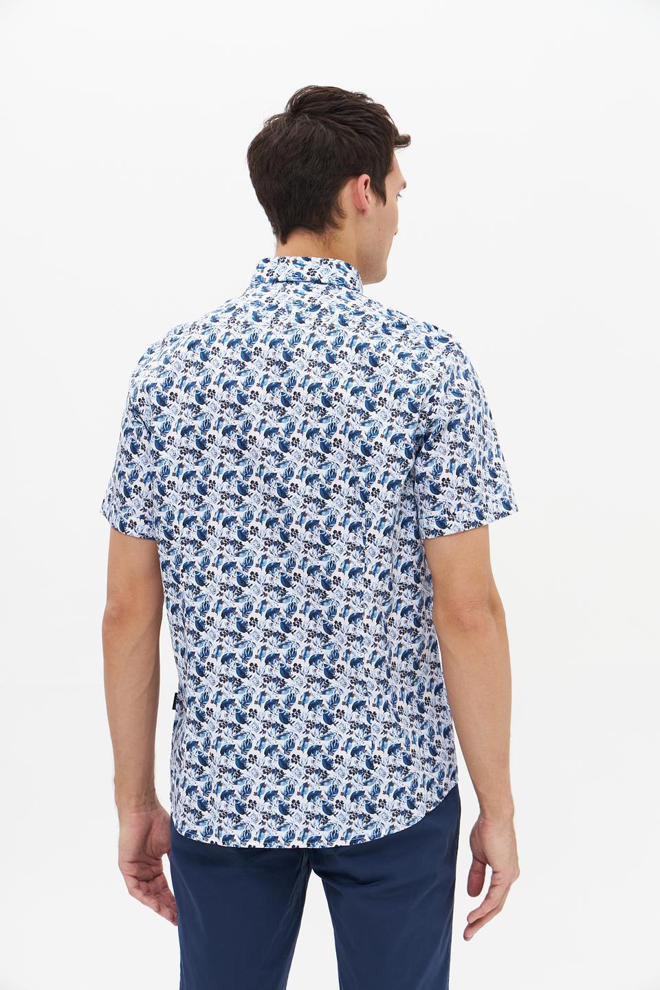 Рубашка кр-рукав Bugatti с принтом