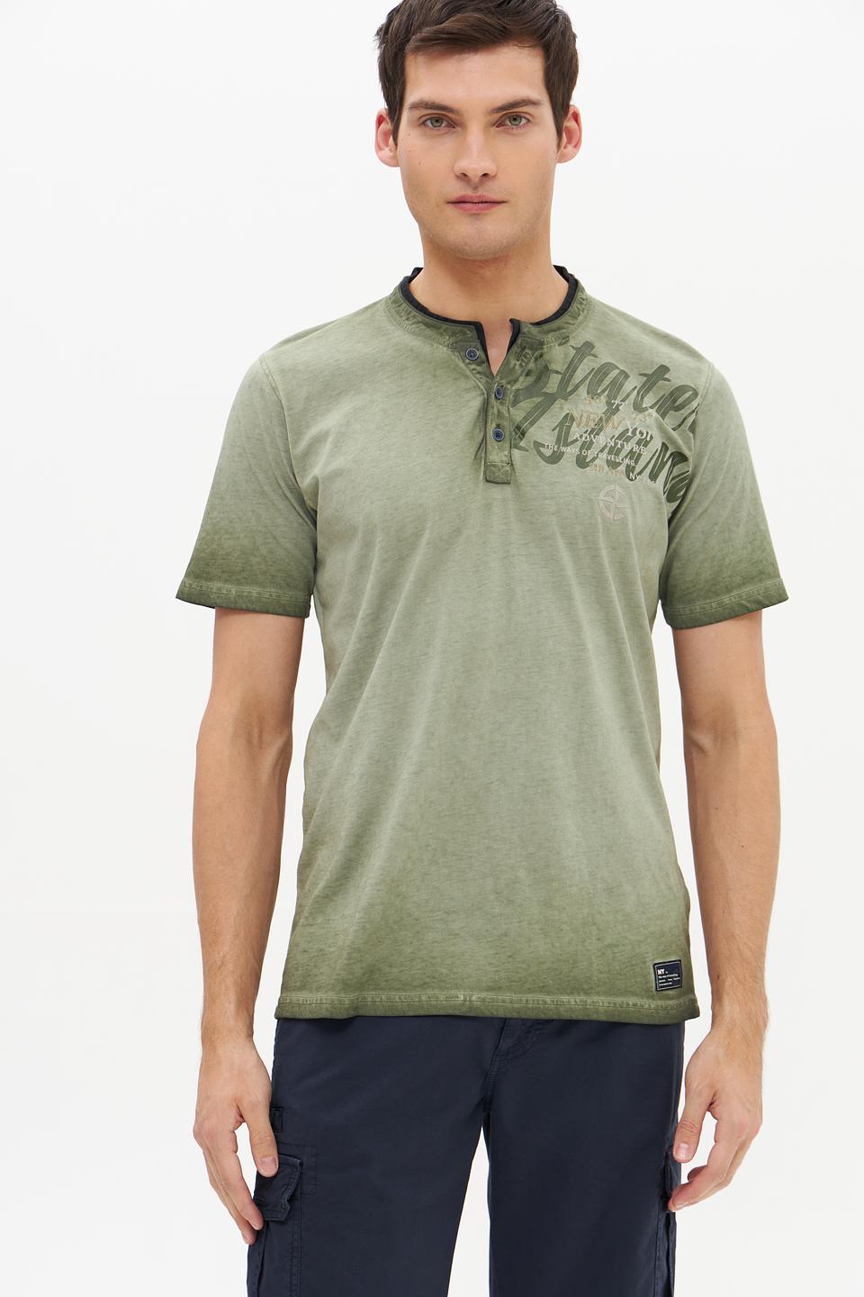 Футболка Casa Moda с принтом хаки