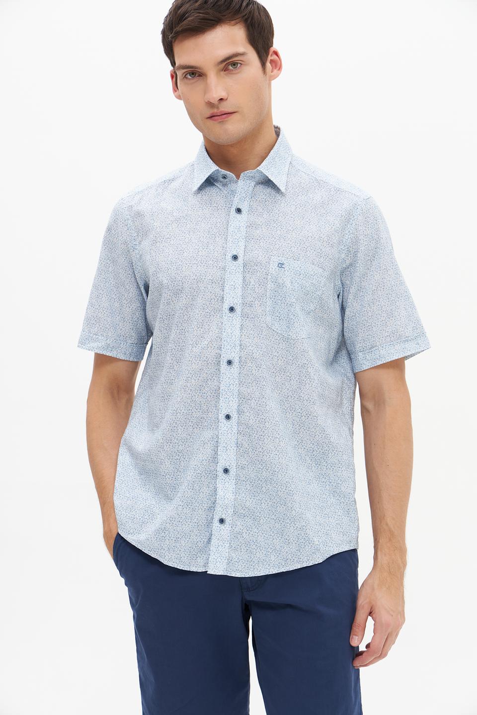 Рубашка кр Casa Moda голубая