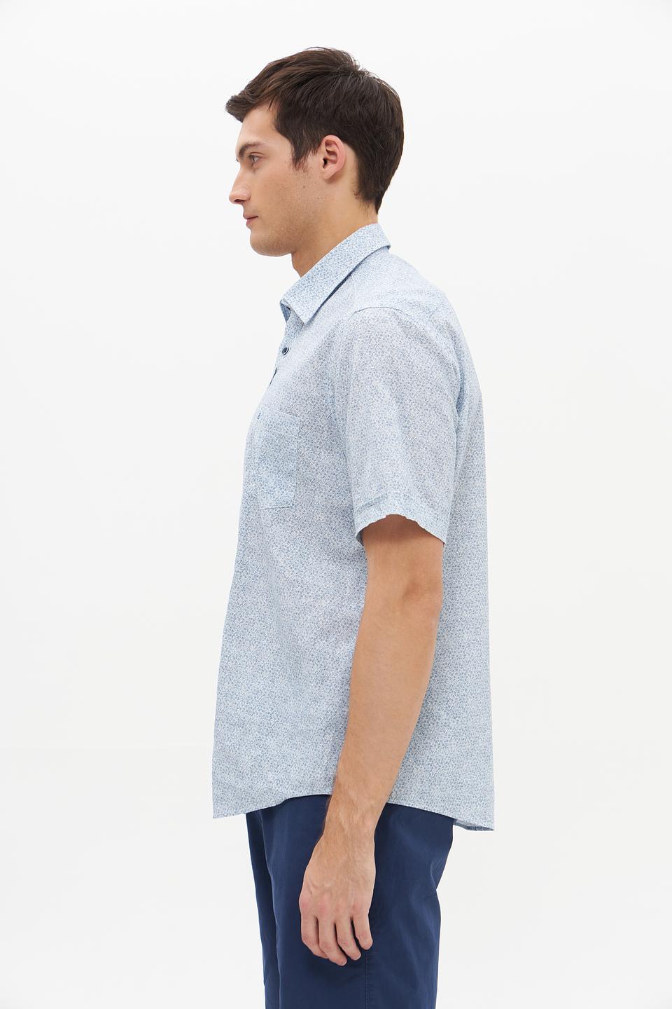 Рубашка кр Casa Moda голубая