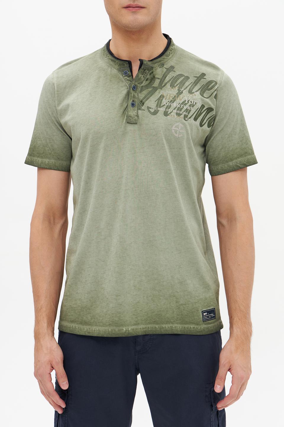 Футболка Casa Moda с принтом хаки