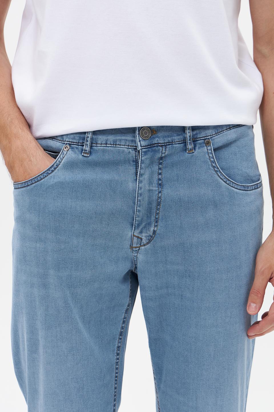 Джинсы Gardeur голубые relaxed fit