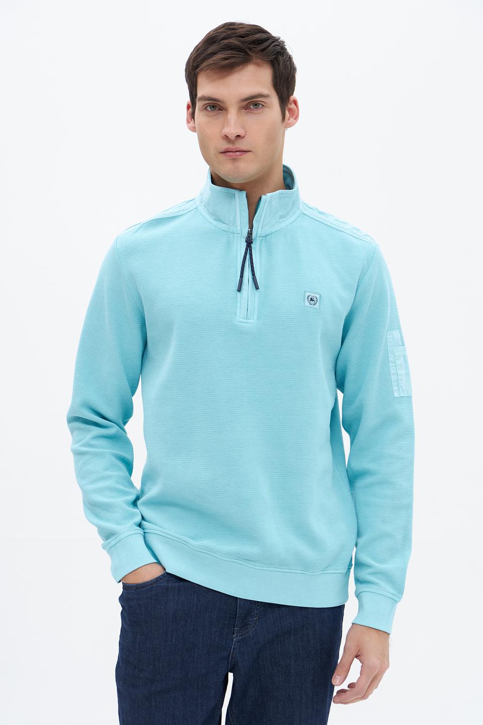 Джемпер Lerros с молнией бирюзовый