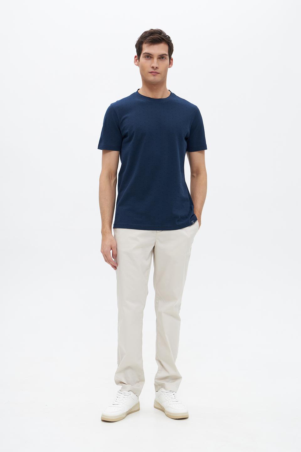 Футболка Lerros с точками синяя