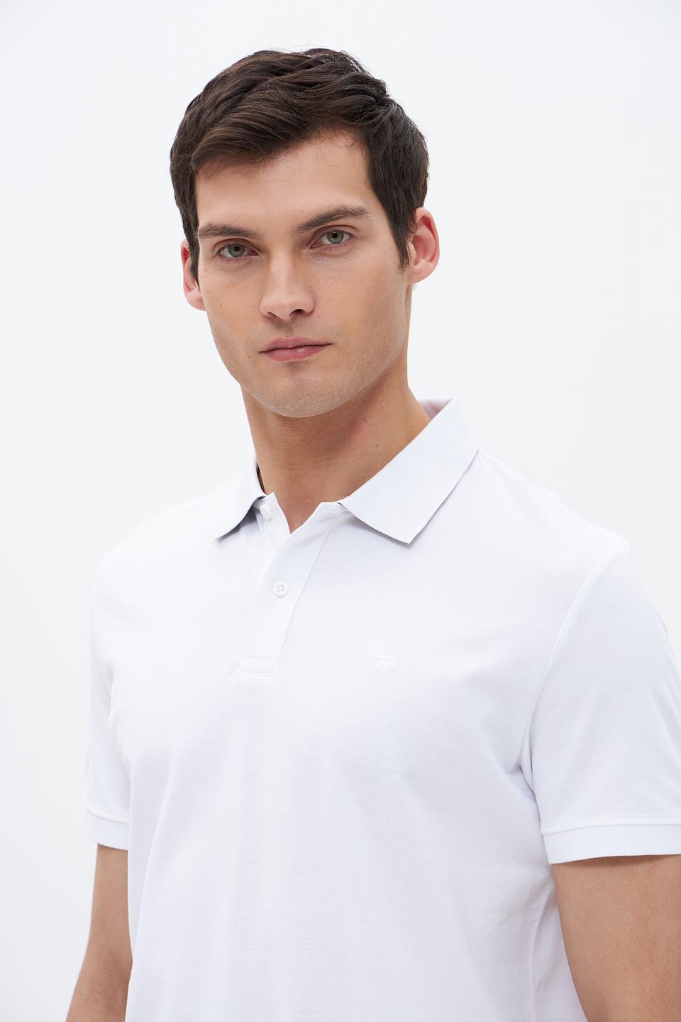 Поло Tom Tailor мужское белое