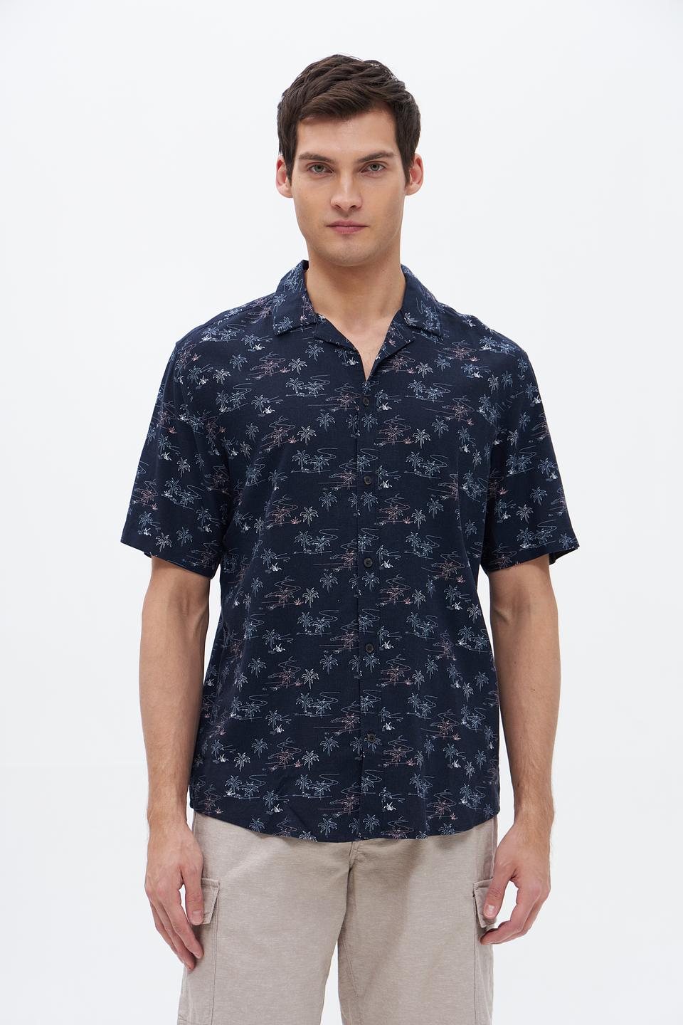 Рубашка кр Tom Tailor с принтом