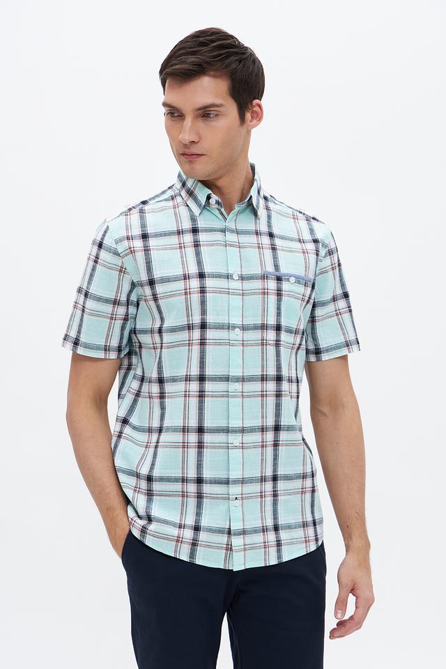 Рубашка кр-рукав Tom Tailor в клетку