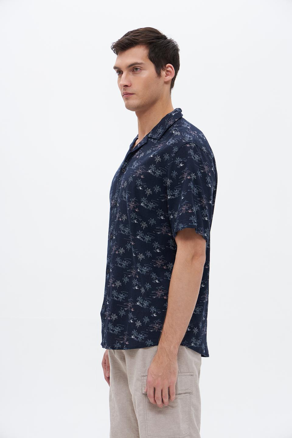 Рубашка кр Tom Tailor с принтом