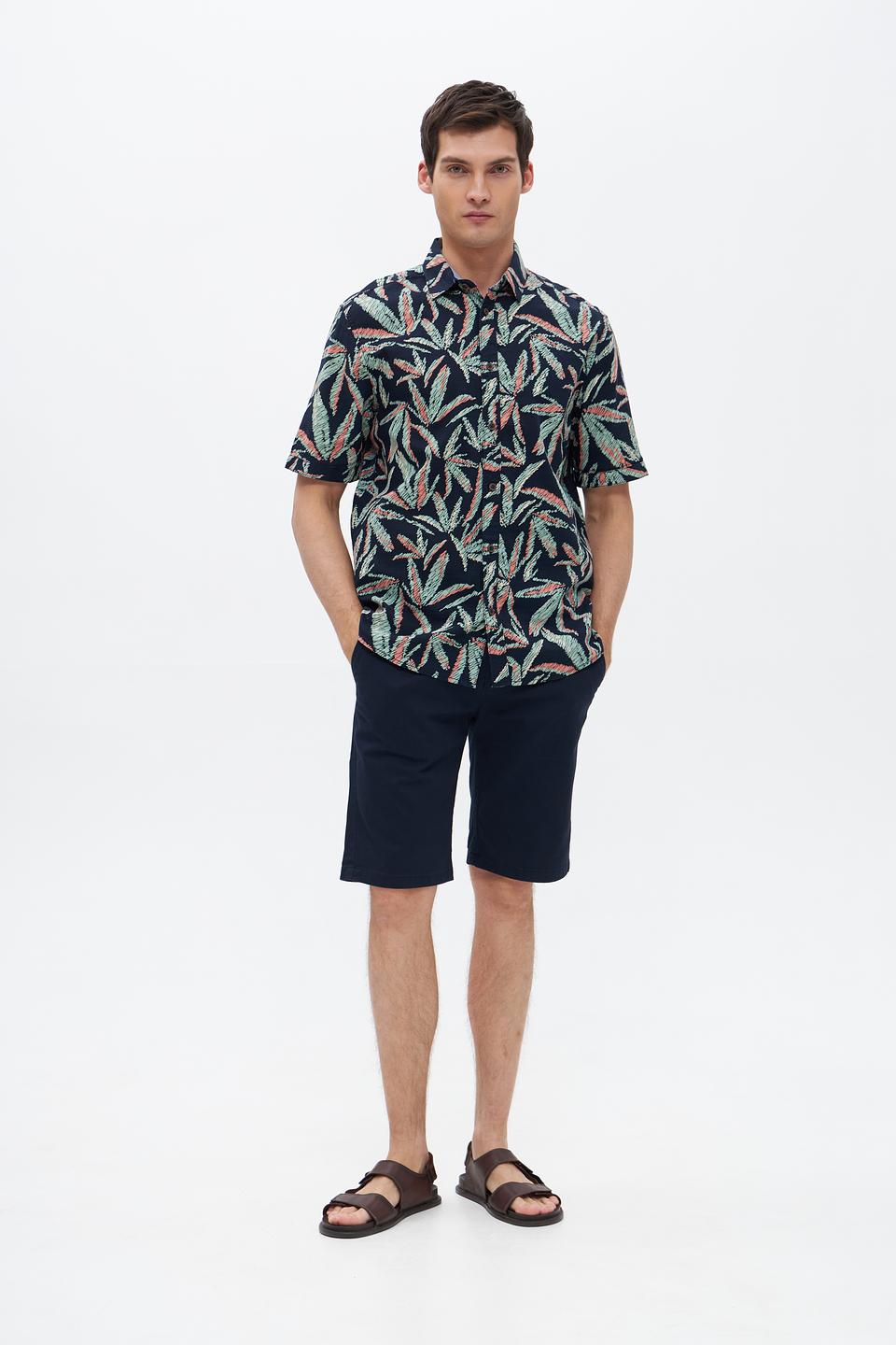 Рубашка кр Tom Tailor с принтом