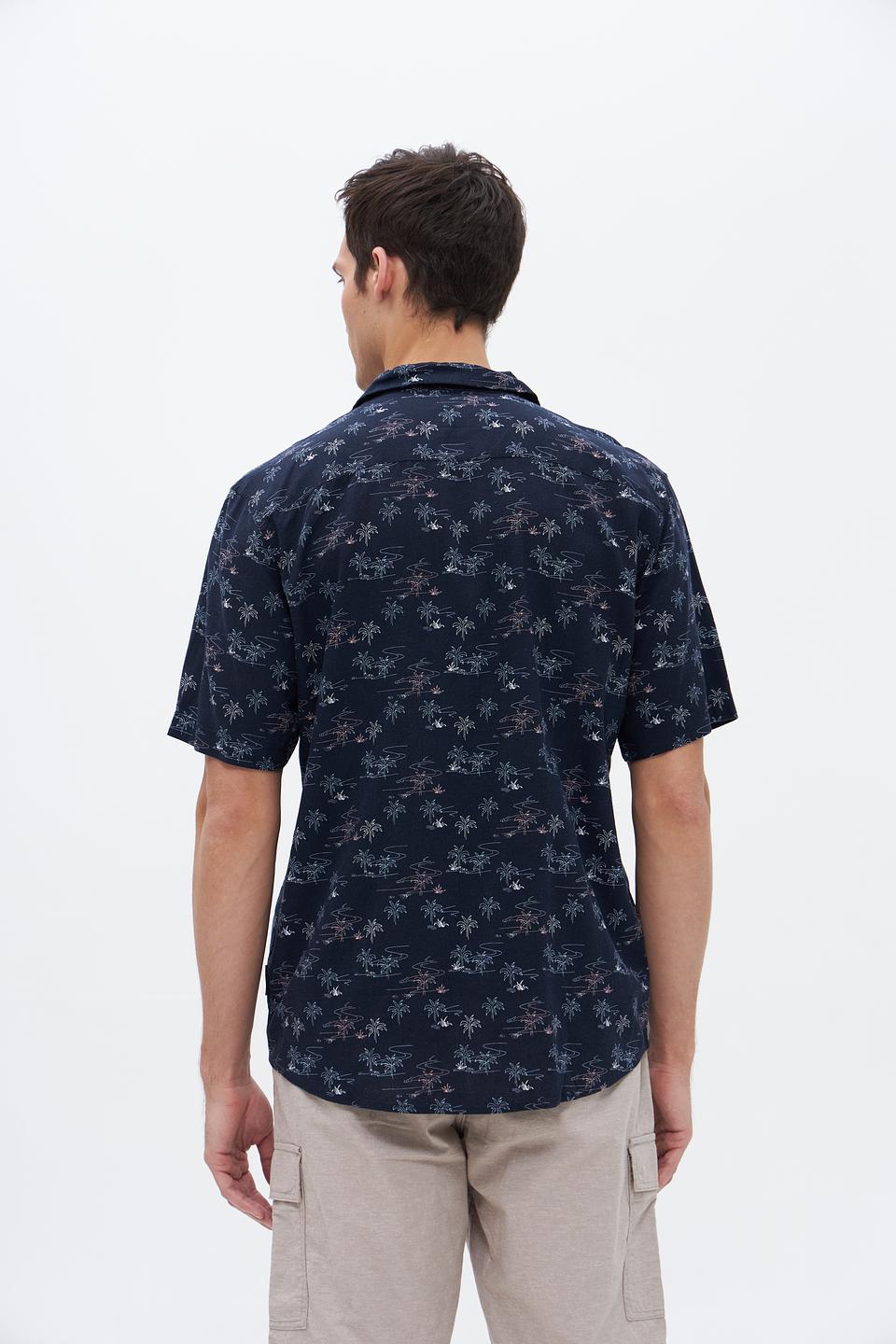 Рубашка кр Tom Tailor с принтом