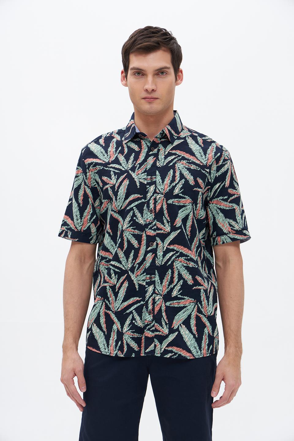 Рубашка кр Tom Tailor с принтом