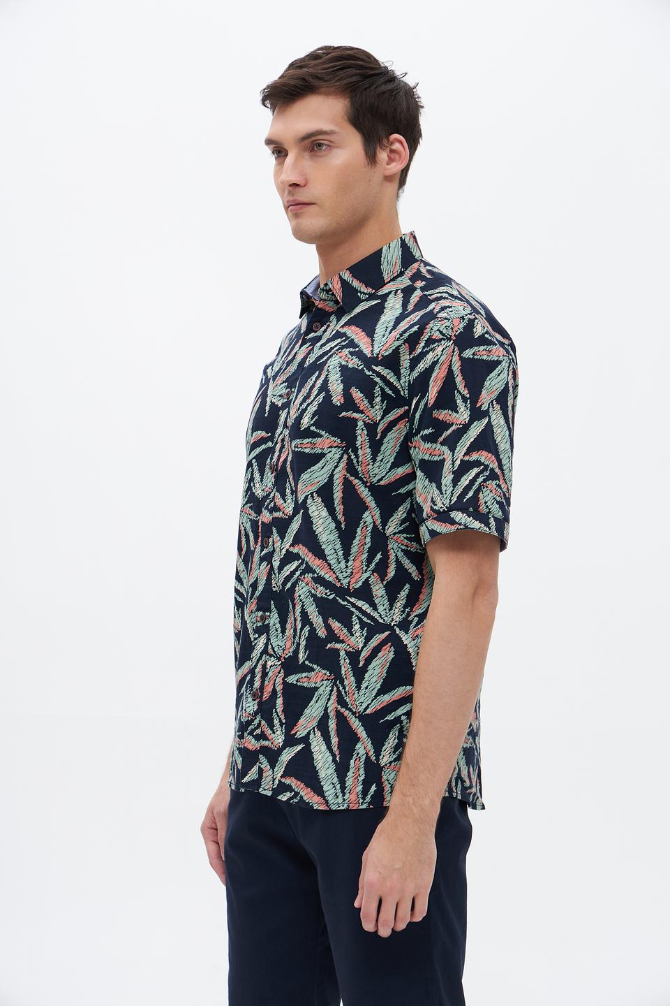Рубашка кр Tom Tailor с принтом