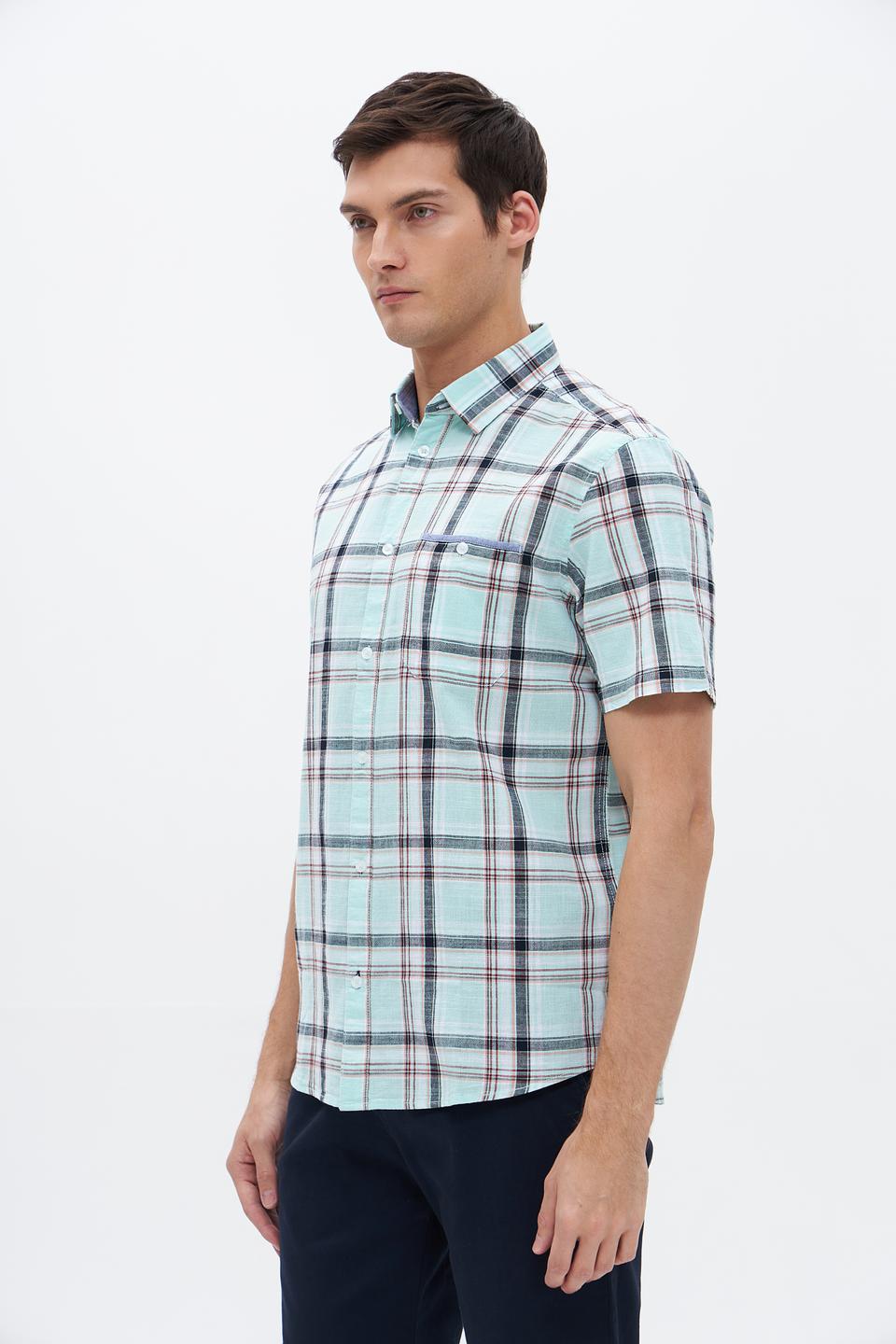 Рубашка кр-рукав Tom Tailor в клетку