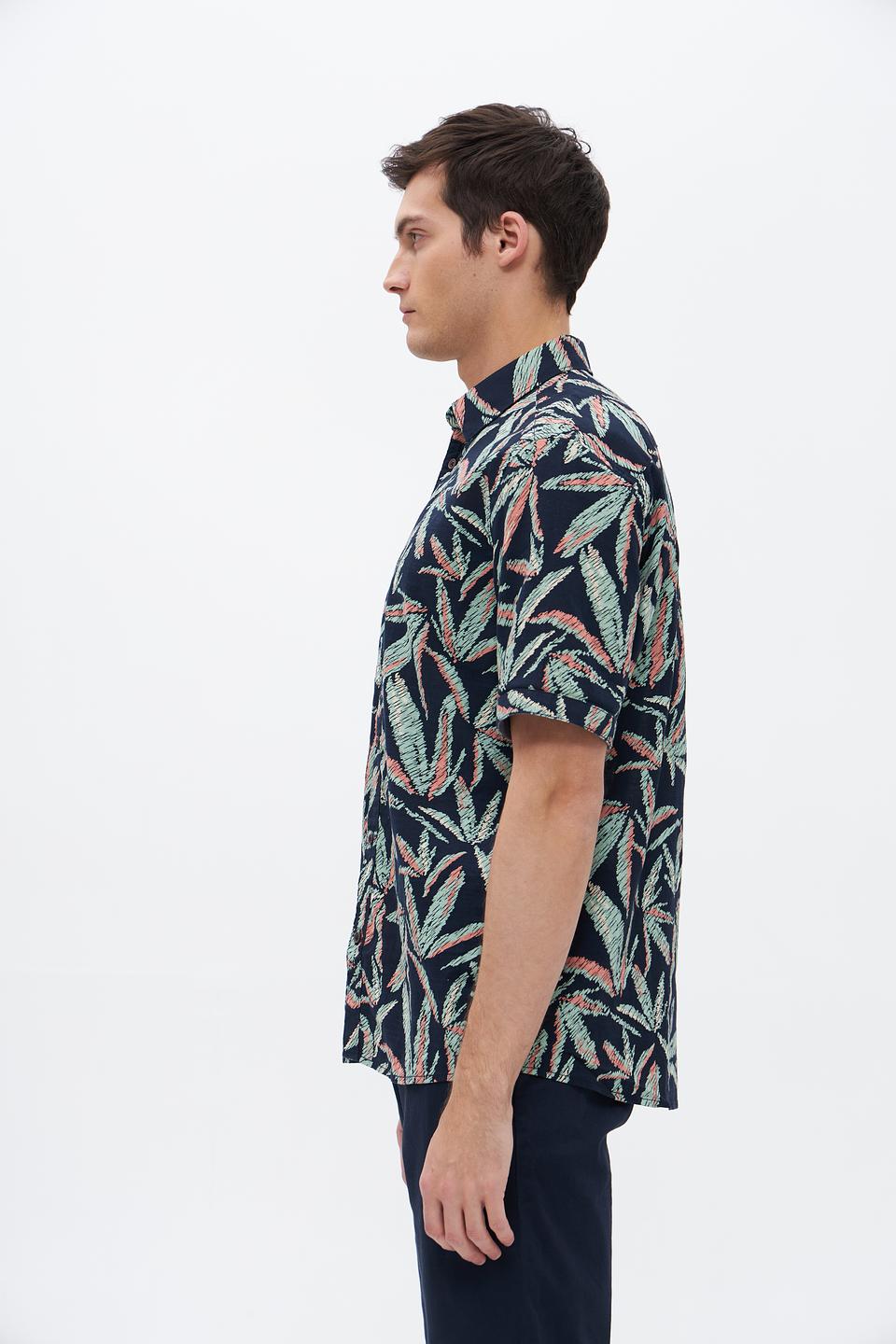 Рубашка кр Tom Tailor с принтом
