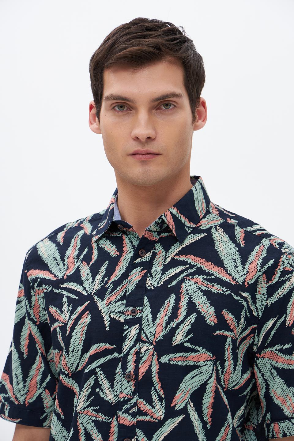 Рубашка кр Tom Tailor с принтом