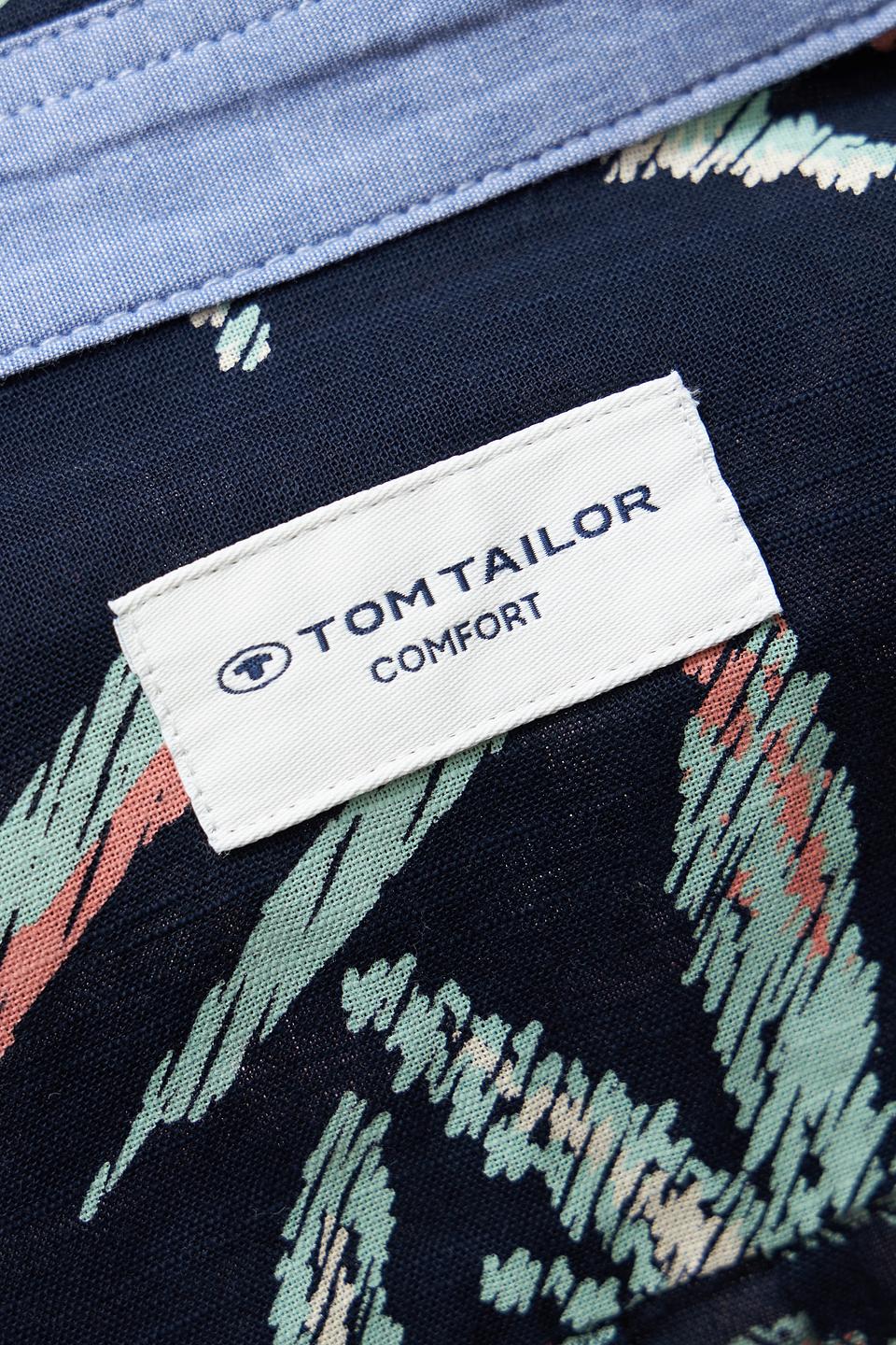 Рубашка кр Tom Tailor с принтом