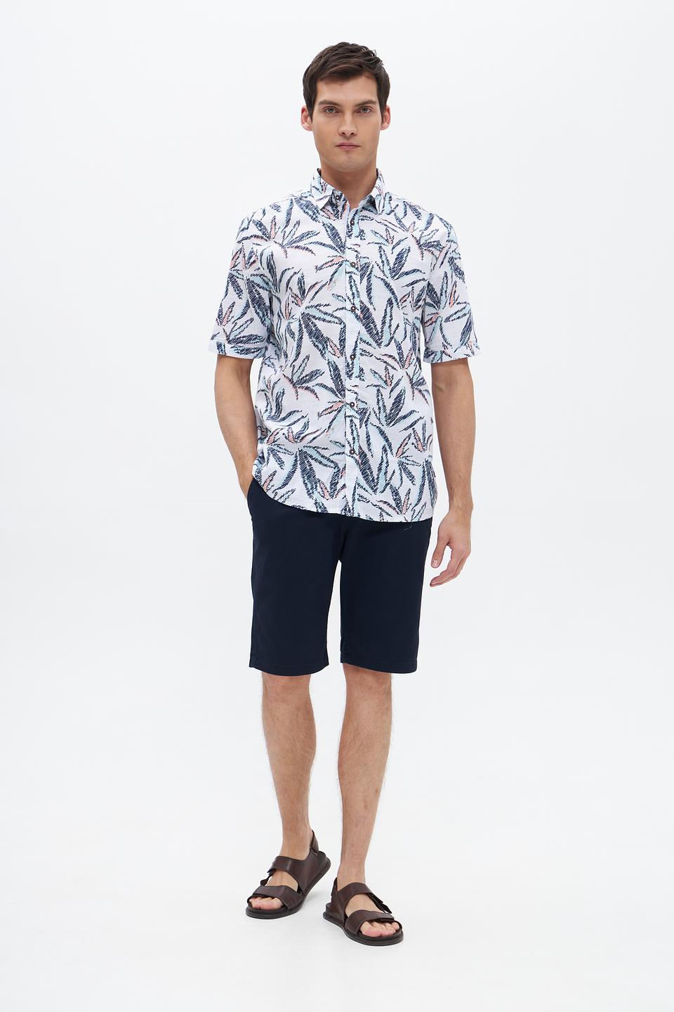 Рубашка кр Tom Tailor с принтом