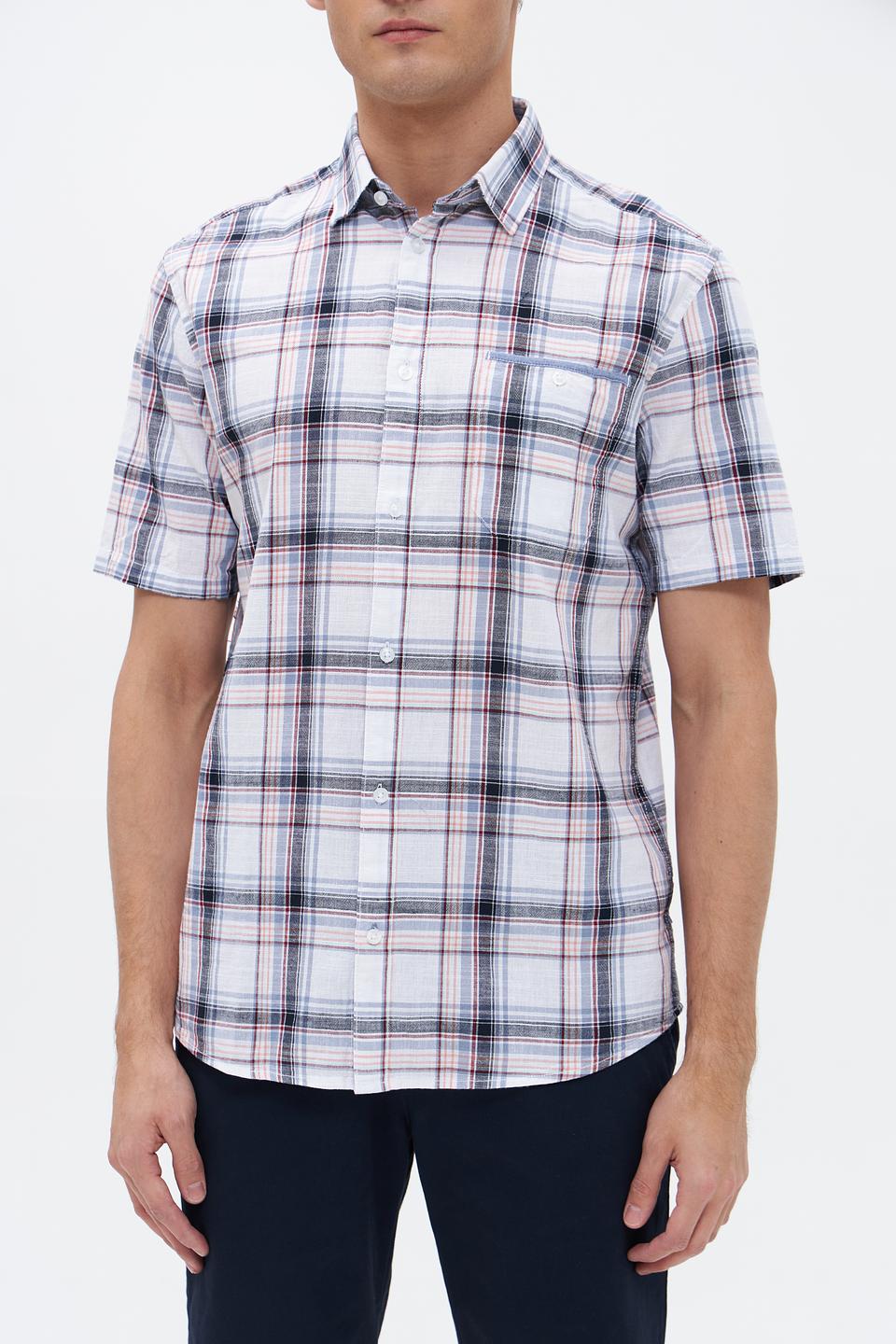 Рубашка кр Tom Tailor в клетку