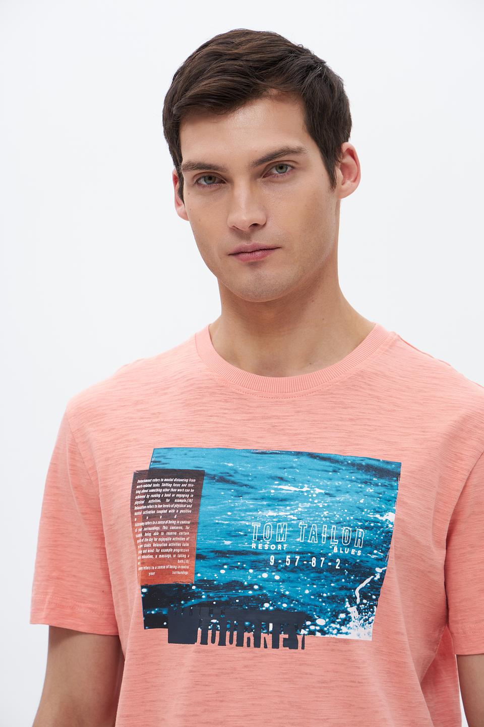 Футболка Tom Tailor классическая белая однотонная