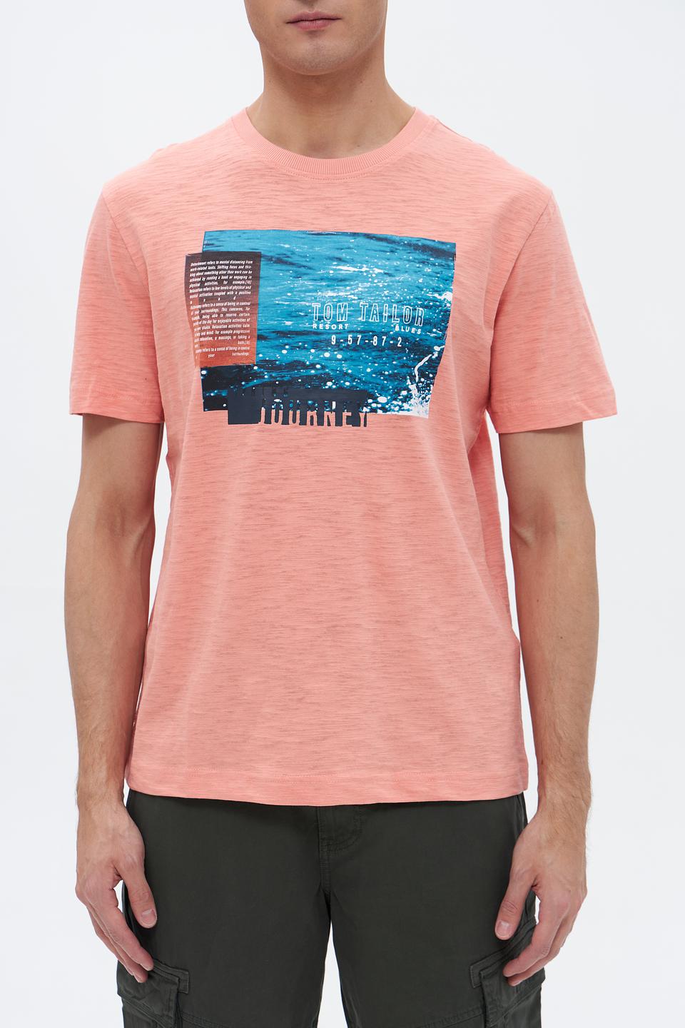 Футболка Tom Tailor классическая белая однотонная