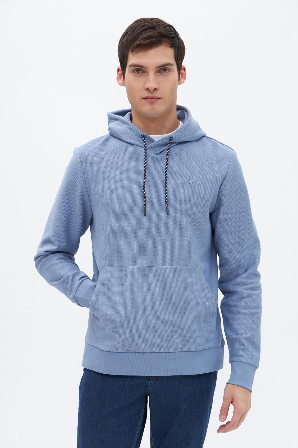 Худи Tom Tailor мужской голубой