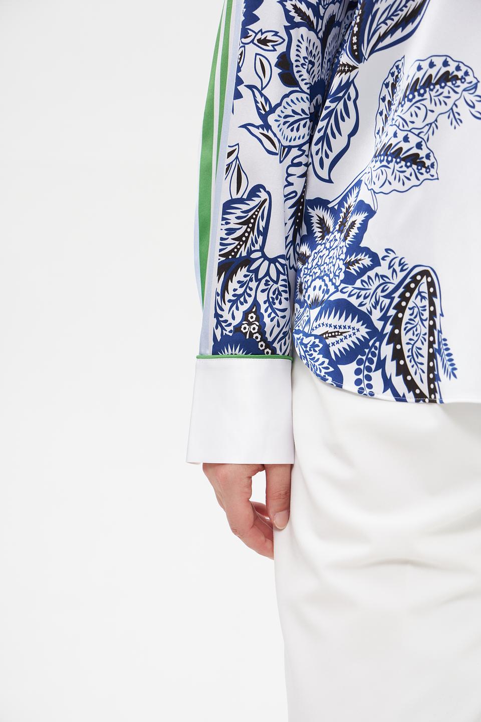 Блуза Herzens Angelegenheit с цветочным принтом