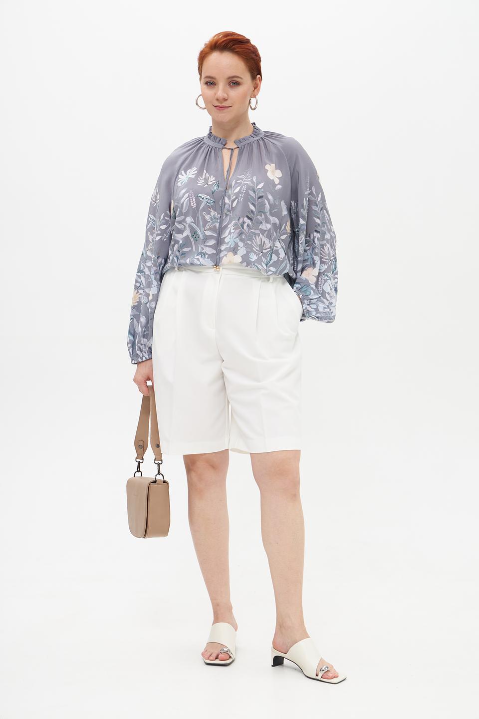 Блуза Herzens Angelegenheit с цветочным принтом