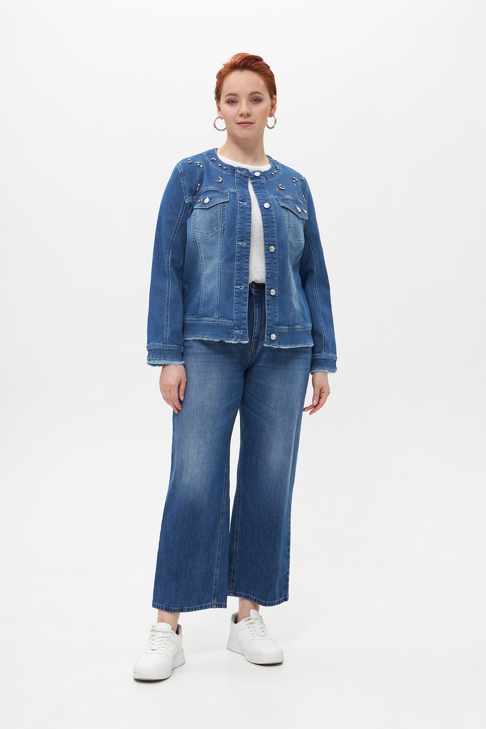 Джинсы Catnoir клеш синие