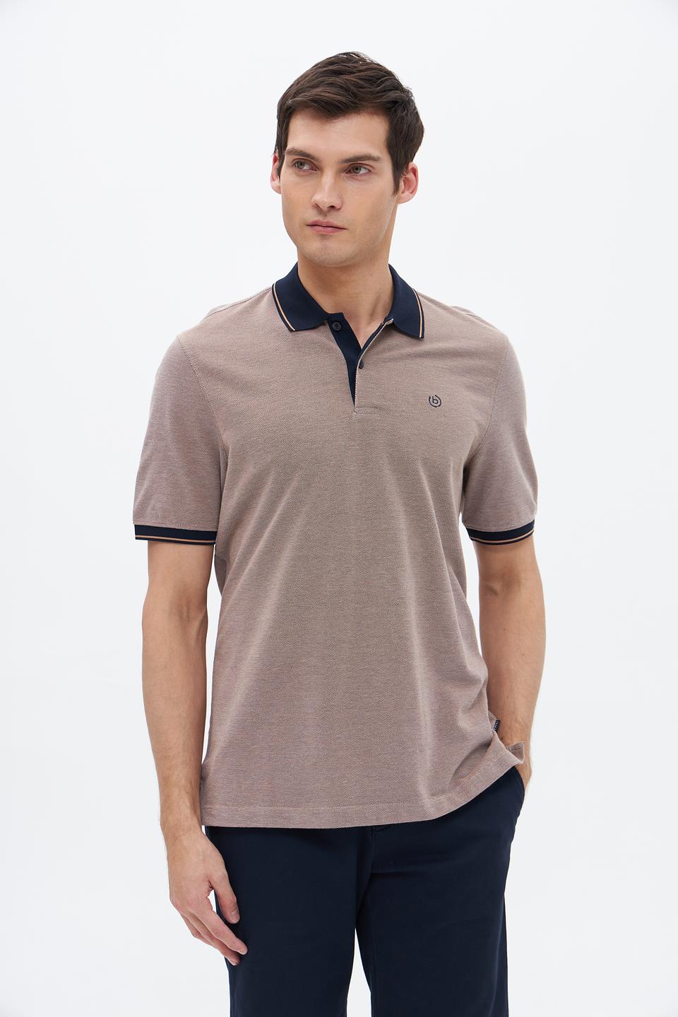 Поло Bugatti с контрастной отделкой