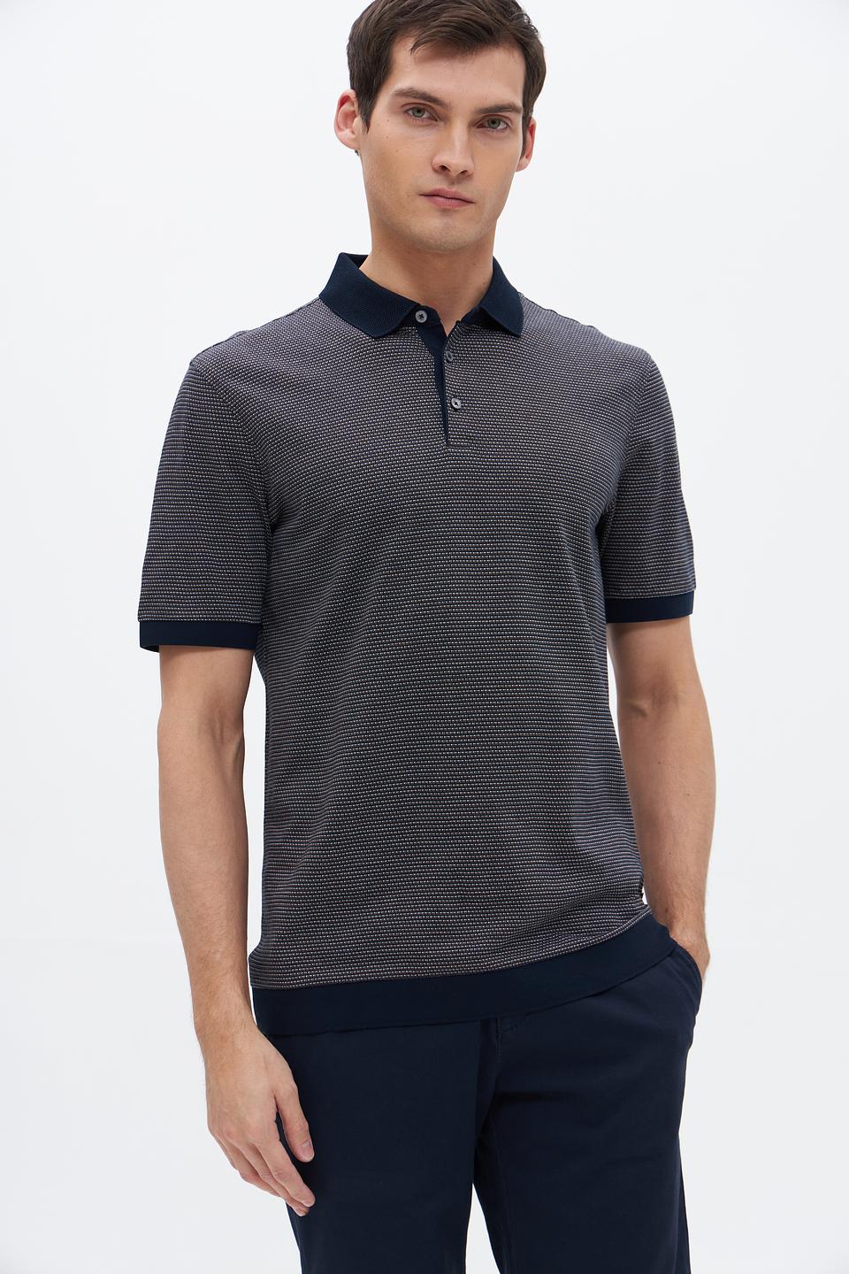 Поло Bugatti с узором