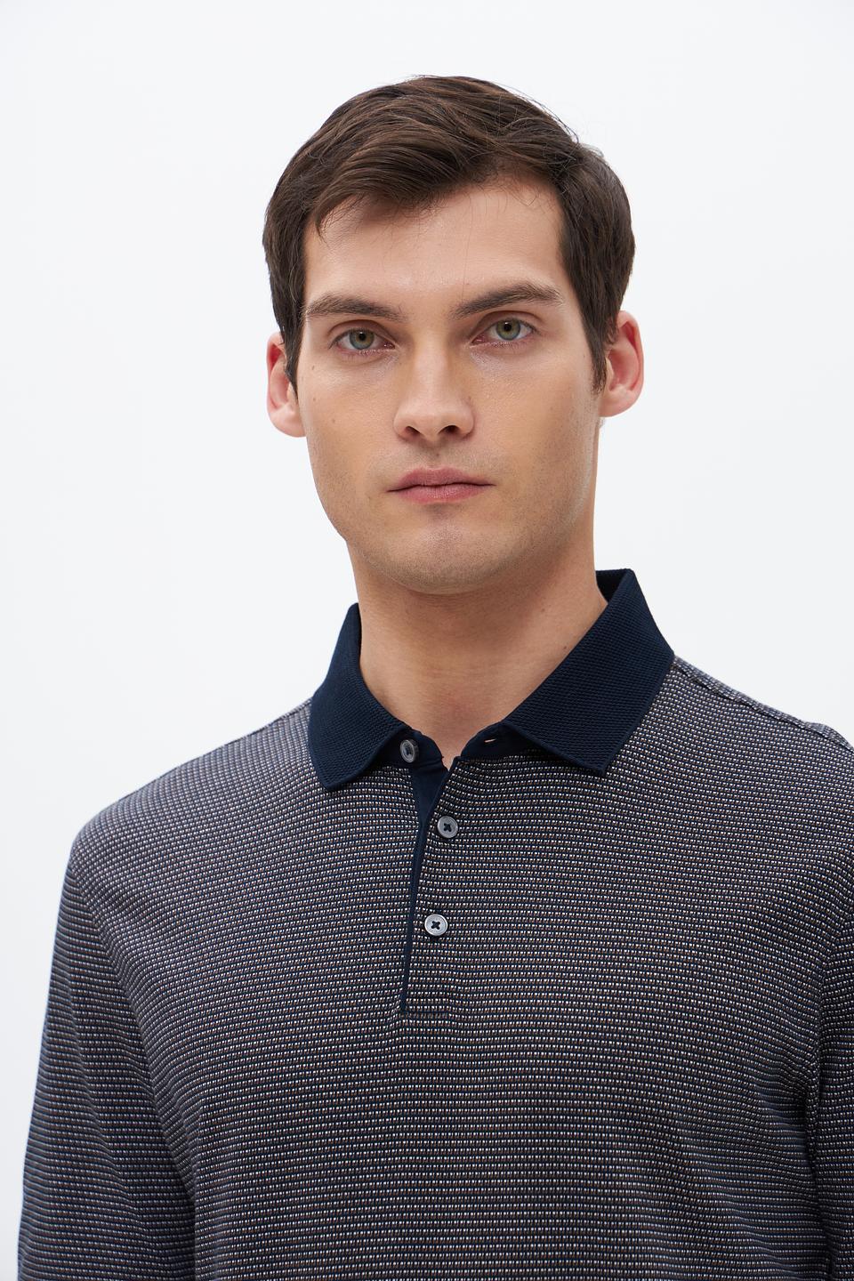 Поло Bugatti с узором