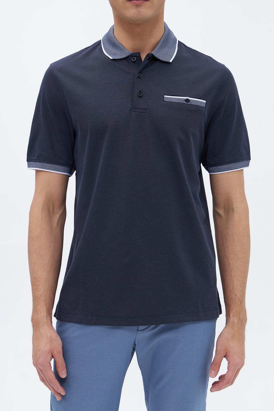 Поло Bugatti с контрастной отделкой