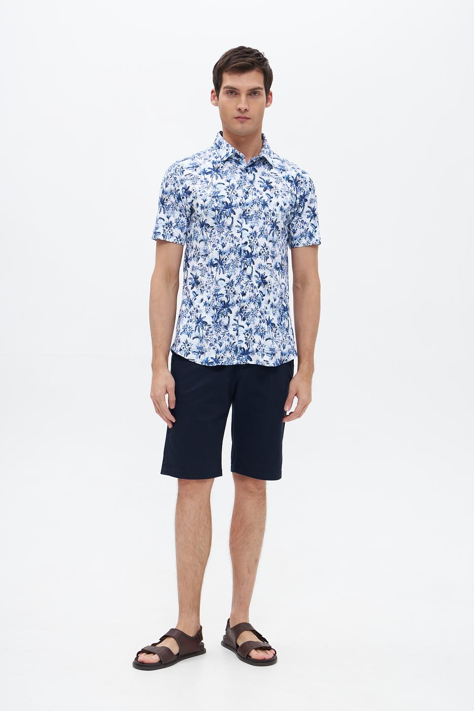 Рубашка кр Desoto с принтом