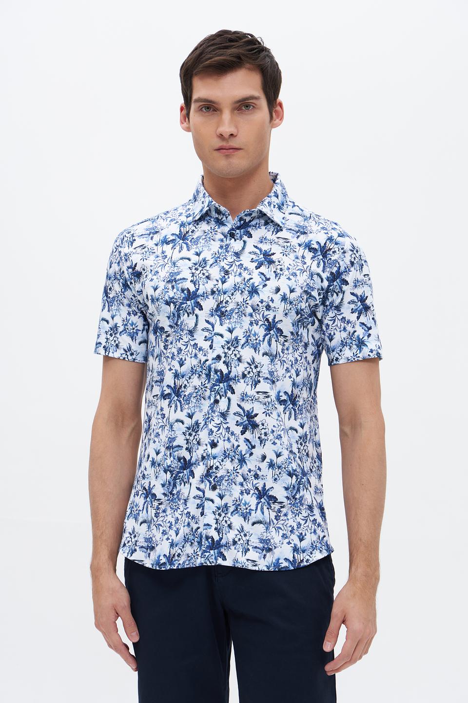 Рубашка кр Desoto с принтом