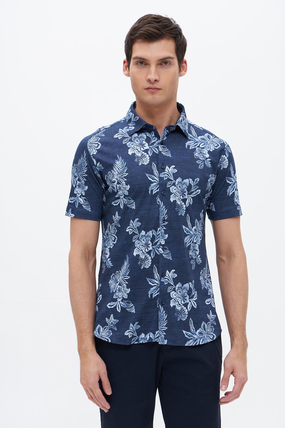 Рубашка кр Desoto с принтом