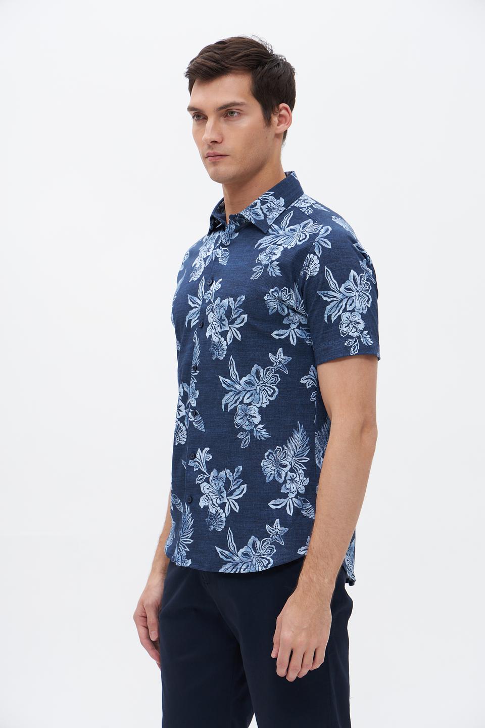 Рубашка кр Desoto с принтом