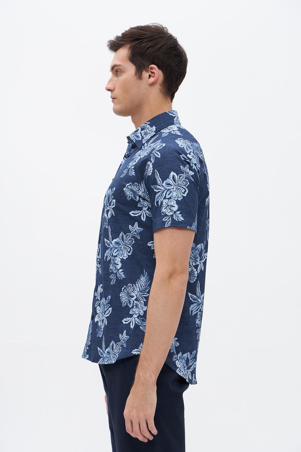 Рубашка кр Desoto с принтом