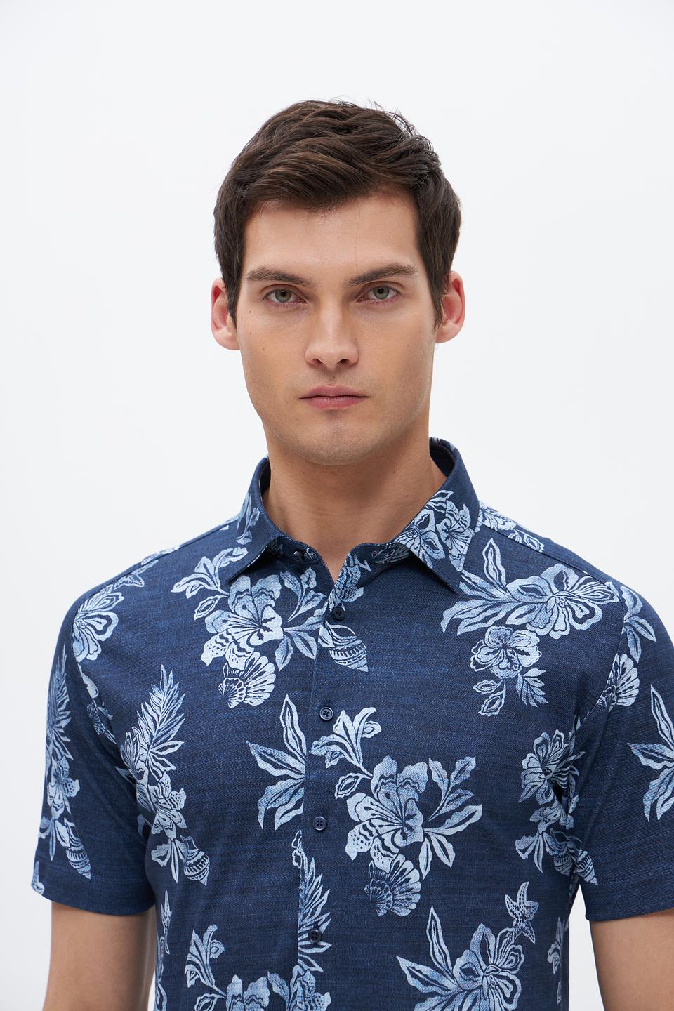 Рубашка кр Desoto с принтом