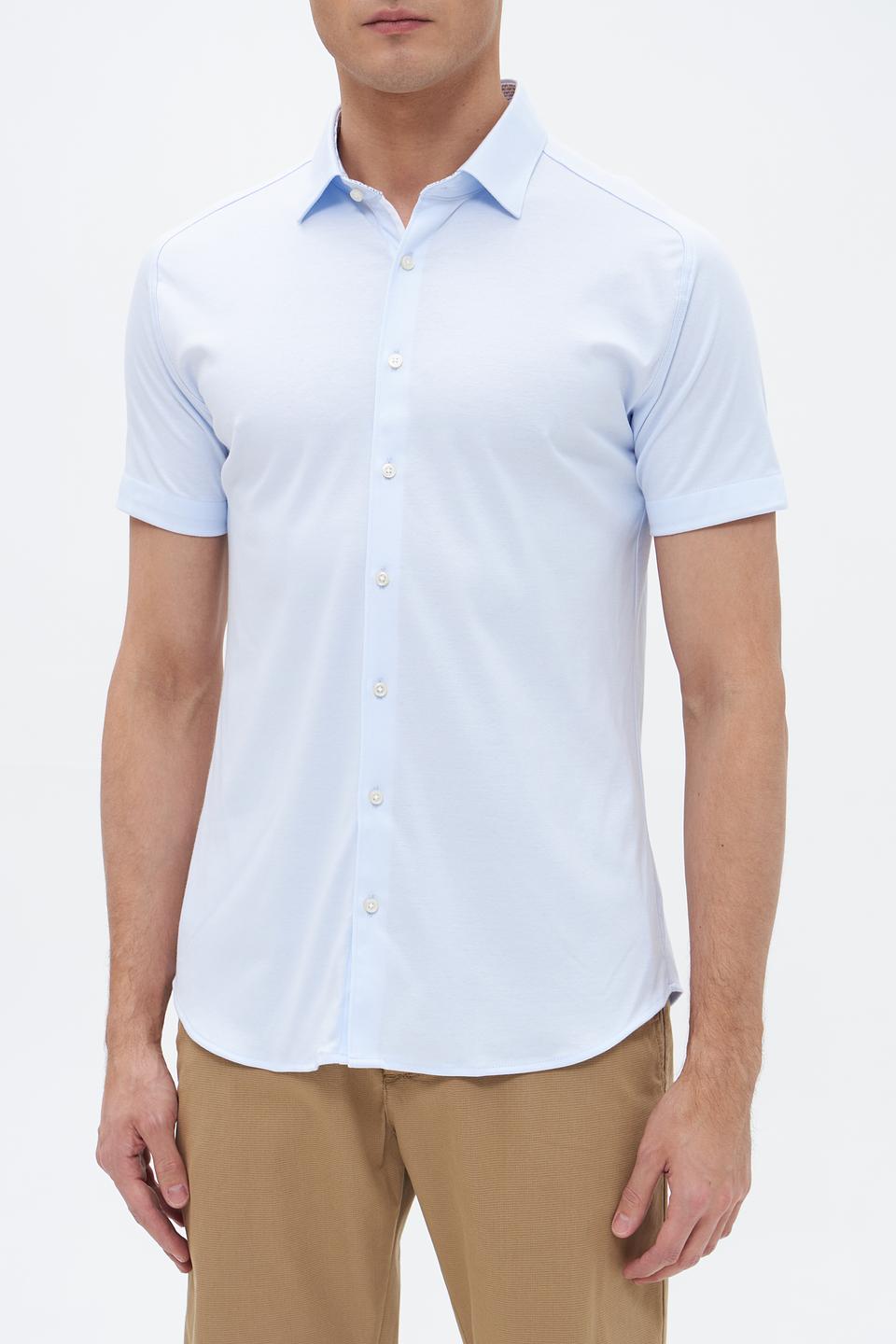 Рубашка кр Desoto men голубая