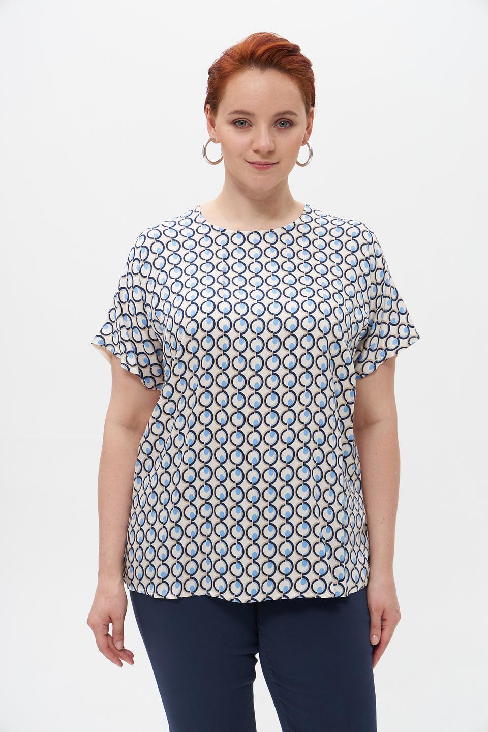 Блузка Suza с геометрическим принтом