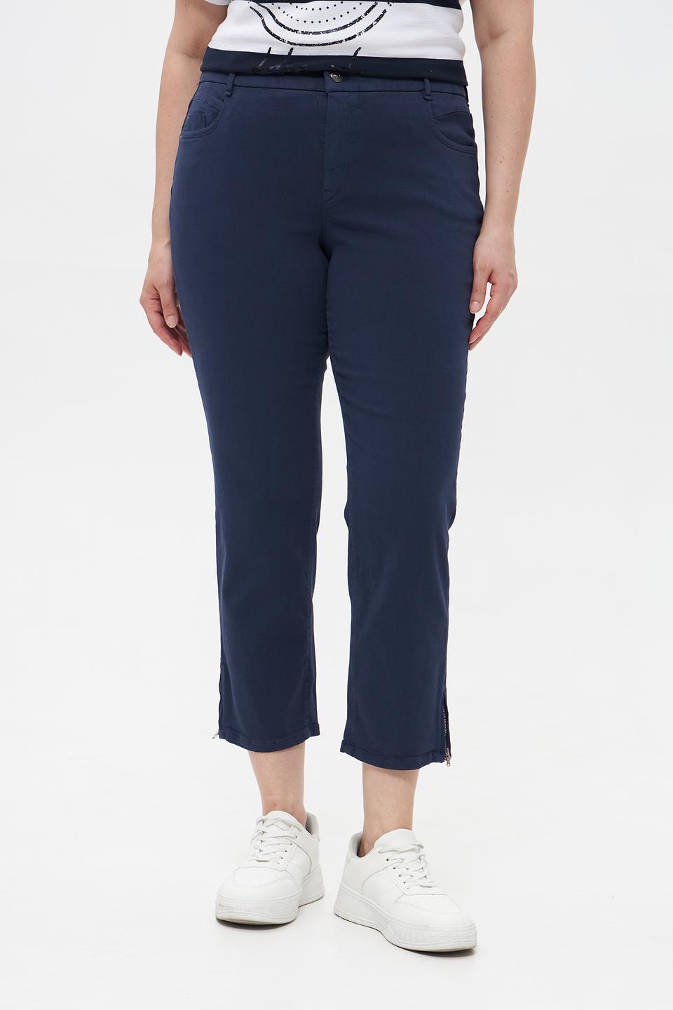 Брюки укороченные Gardeur темно-синие