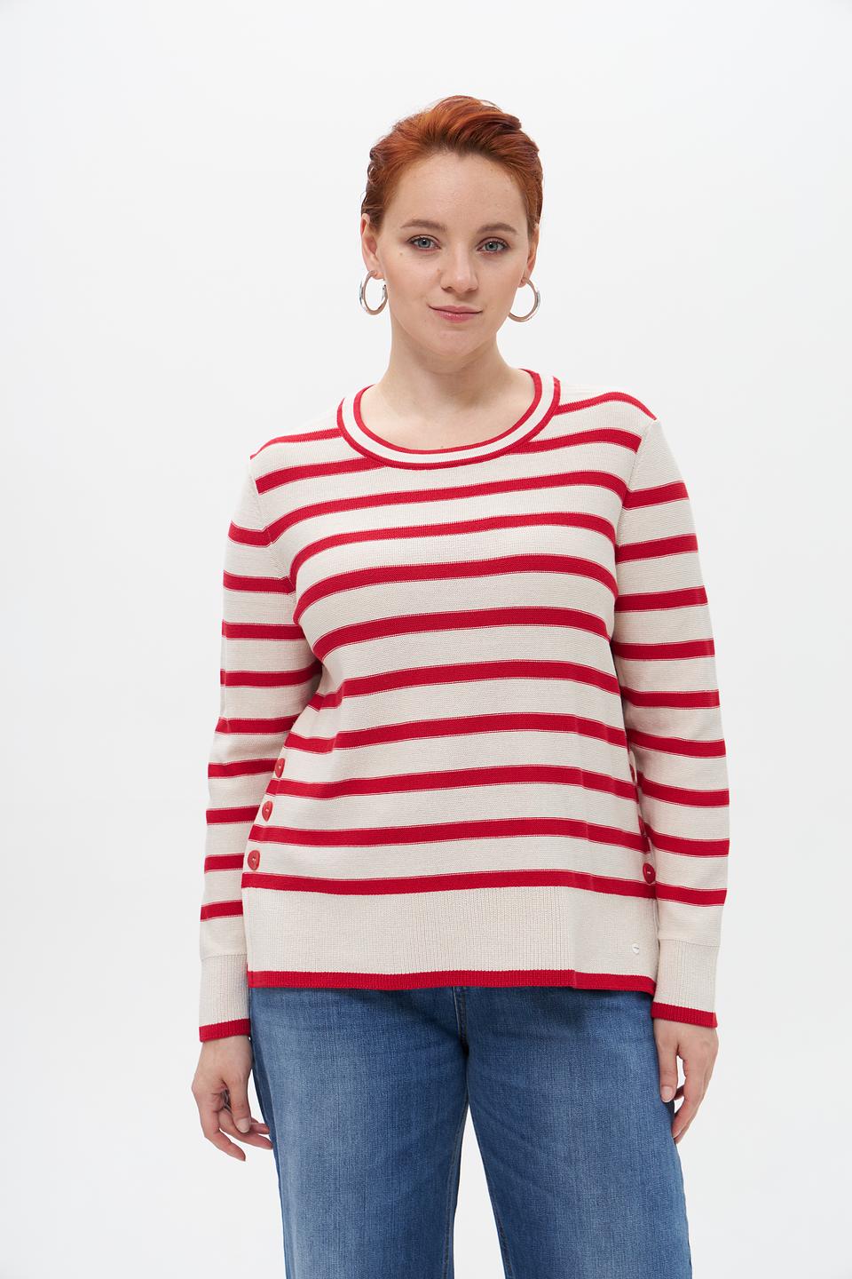 Пуловер Olsen в полоску