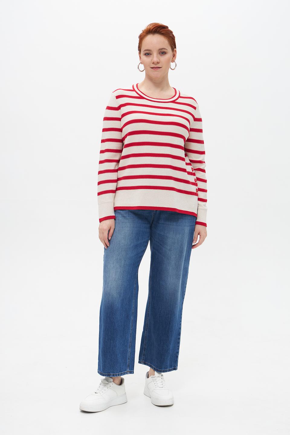 Пуловер Olsen в полоску